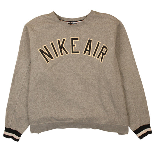 Nike Men’s Grey 2XL Pullover Sweatshirt Crew Neck Sportswear