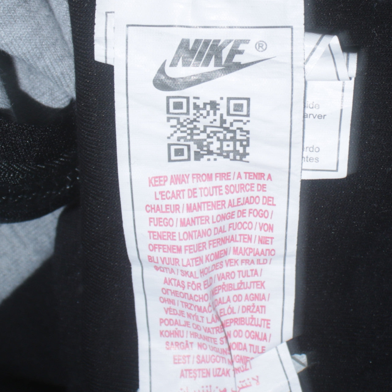Nike Men's Black Grey Full Zip Dri-FIT Hoodie 2XL Athletic Fit