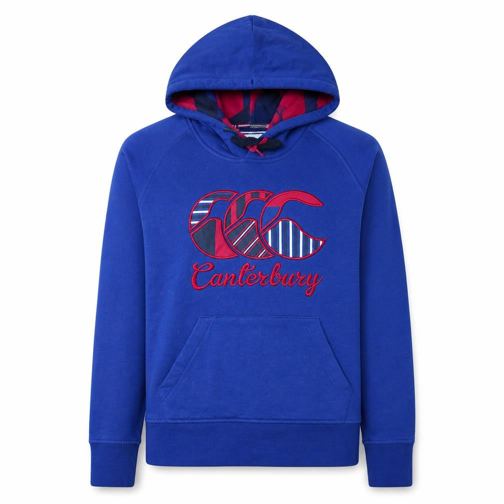 Canterbury Women's Blue Uglies Hoodie Size 12 Cotton Blend Pullover