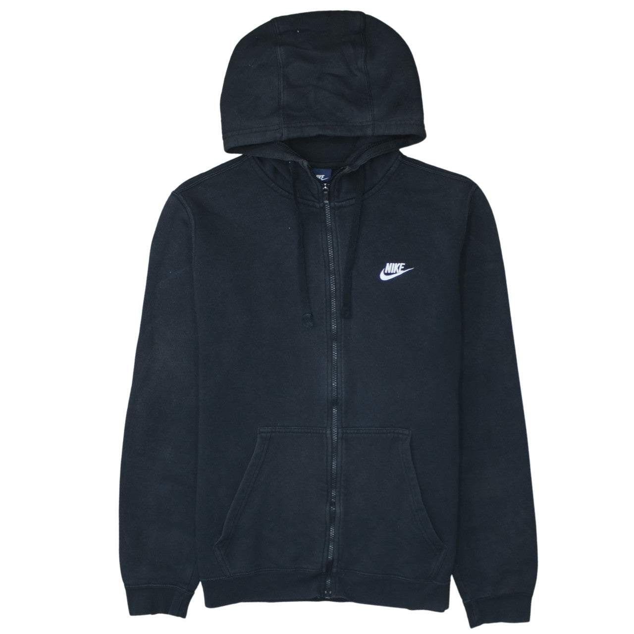 Nike Men's Black Full Zip Hoodie Size M Fleece Sportswear