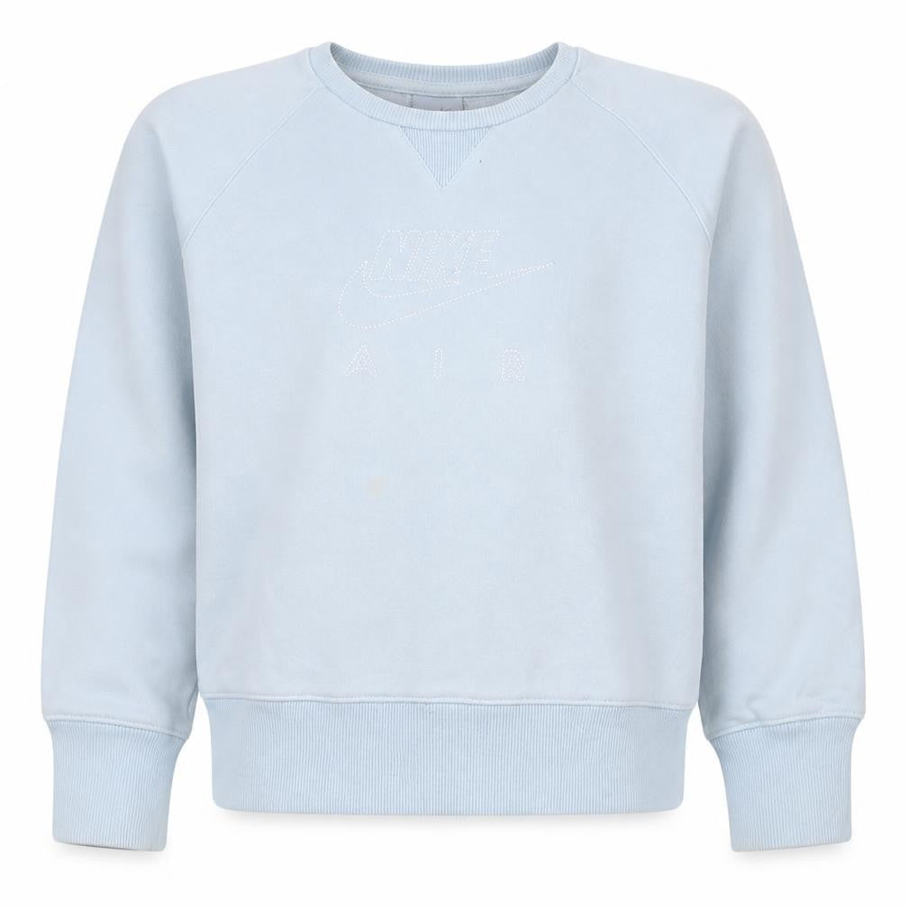 Nike Girls Blue Air Sweatshirt Size 14-15 Years Pullover Crew Neck