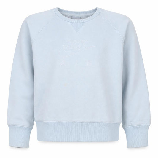 Nike Girls Blue Air Sweatshirt Size 14-15 Years Pullover Crew Neck