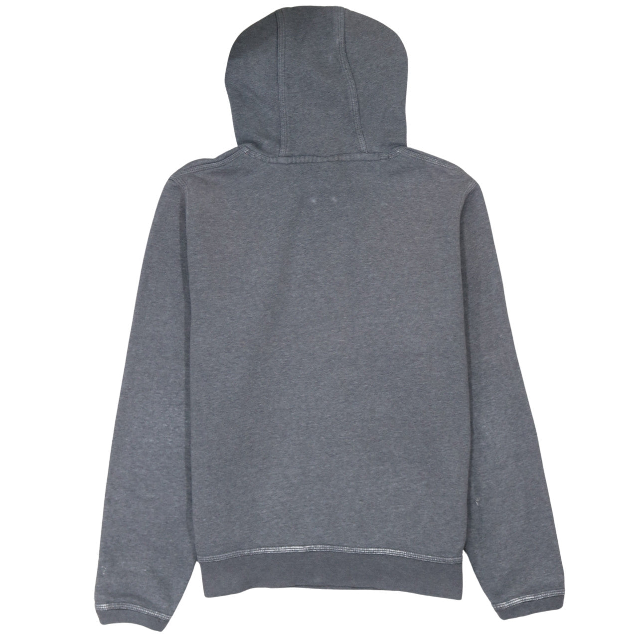 Nike Men's Grey Pullover Hoodie Large Regular Fit Fleece Sweatshirt