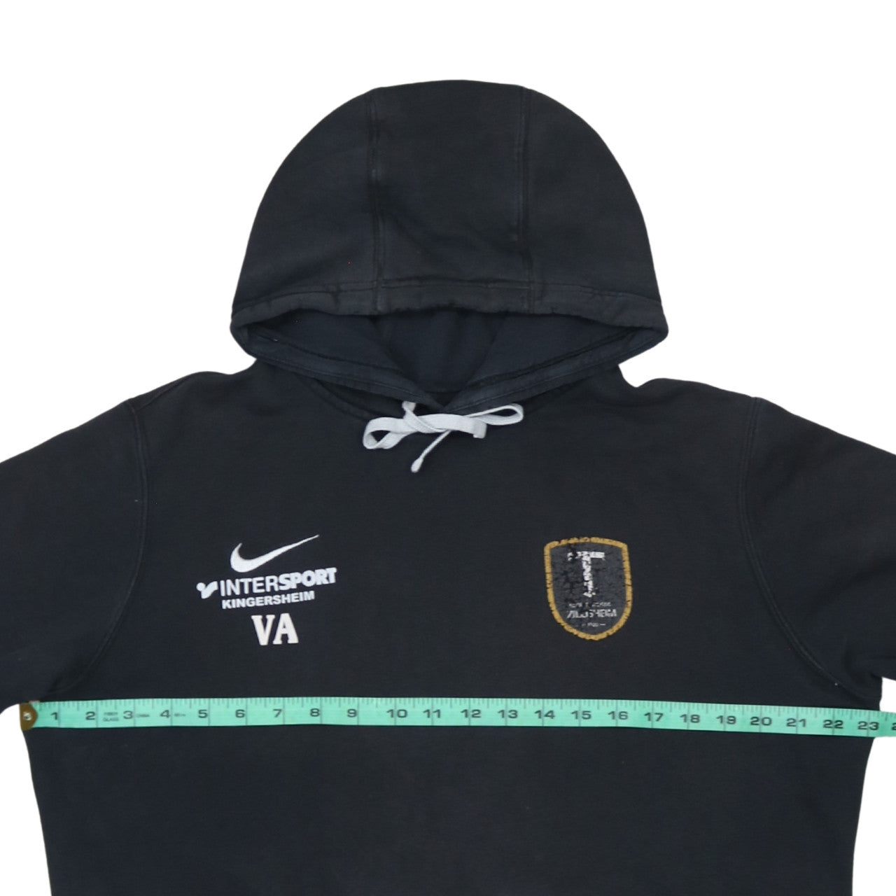 Nike Men's Black Pullover Hoodie Medium Embroidered Sportswear