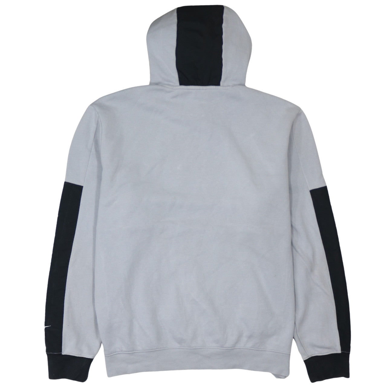 Nike Air Men's Grey & Black Pullover Hoodie XL Cotton Blend