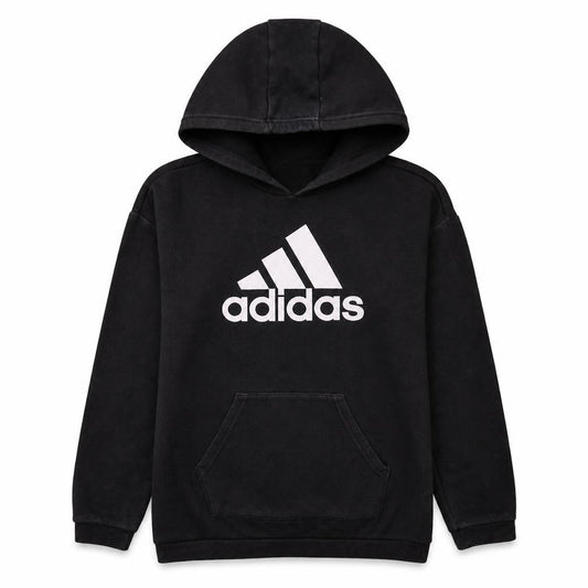 Adidas Womens Black Pullover Hoodie Small Hooded Sweatshirt Casual