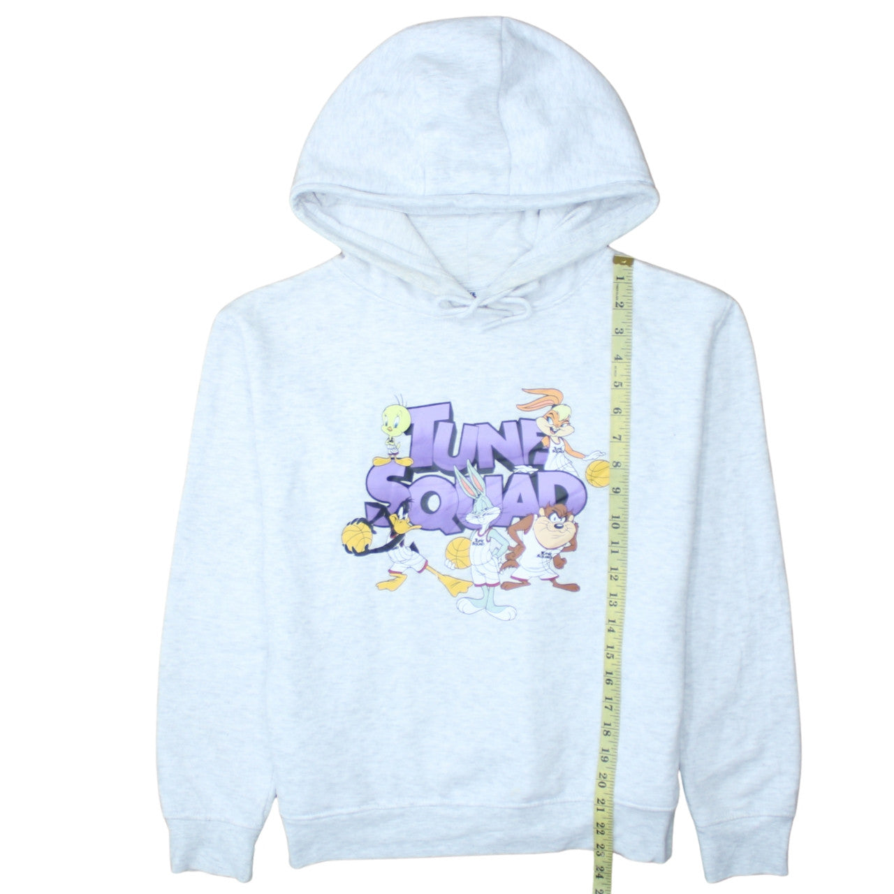 Space Jam A New Legacy Women's Grey Tune Squad Pullover Hoodie Medium
