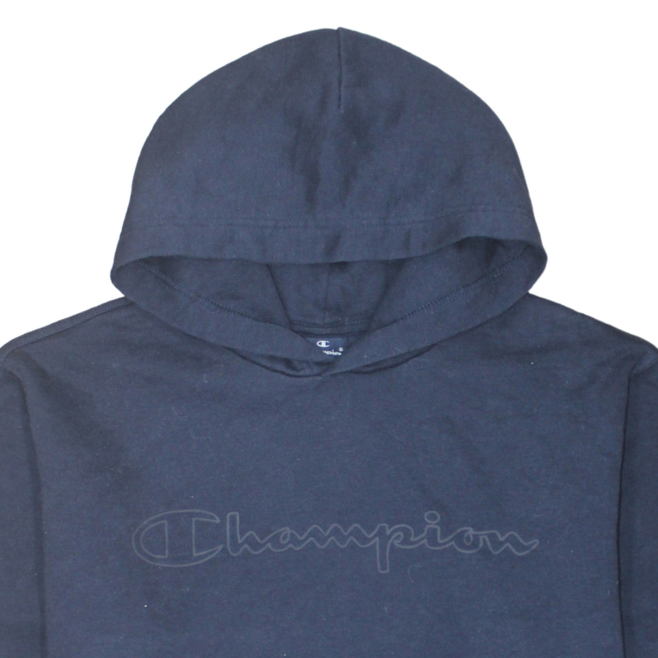 Champion Men's Blue XL Pullover Hoodie with Logo