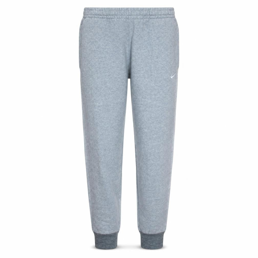 Nike Boys Grey Fleece Jogger Trousers L Elastic Waist Sweatpants