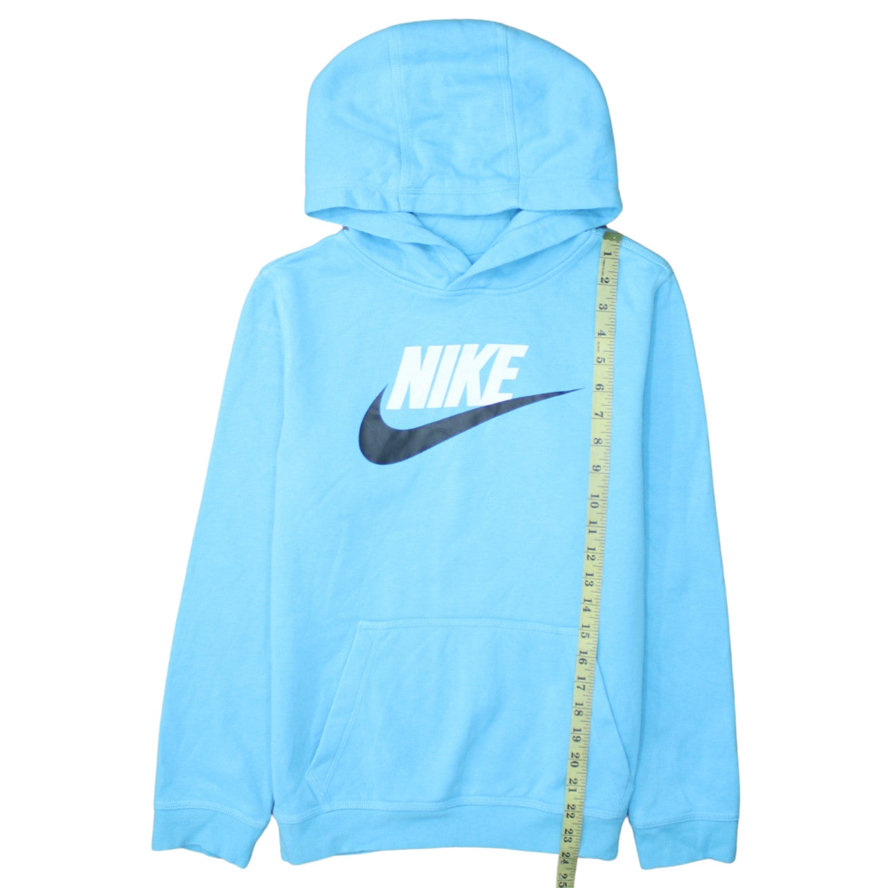 Nike Boys Blue Pullover Hoodie XL 158-170cm Sports Fleece Sweatshirt