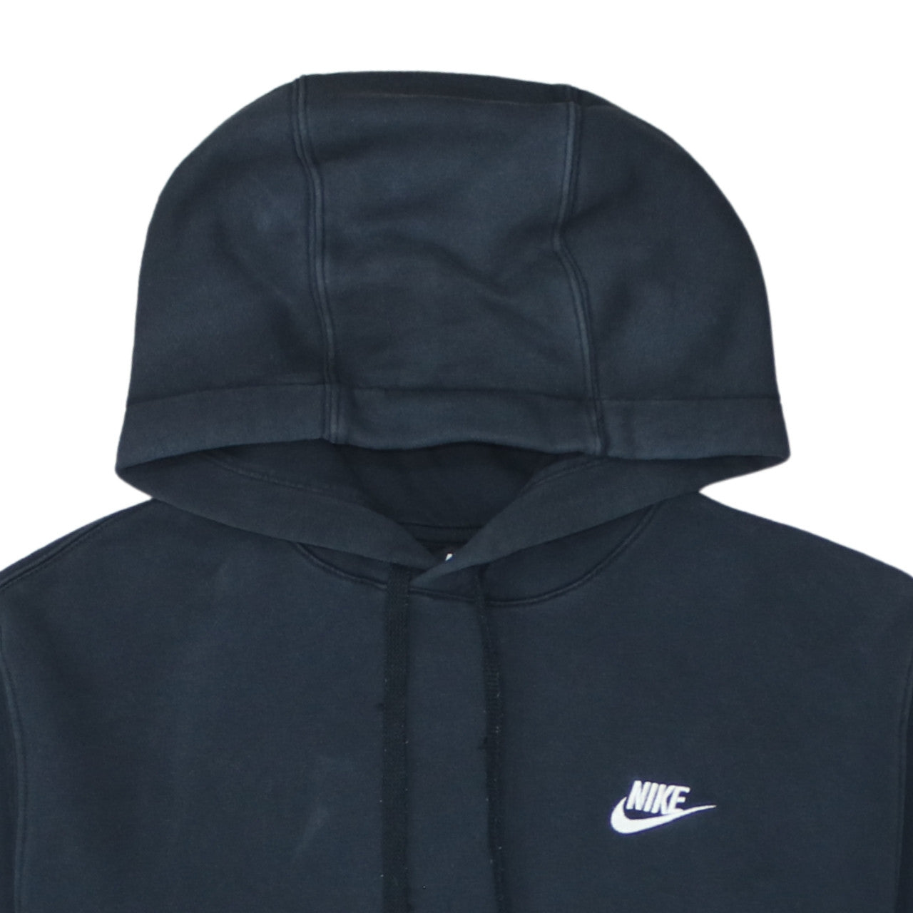 Nike Men's Black Pullover Hoodie Medium Fleece Logo Sportswear