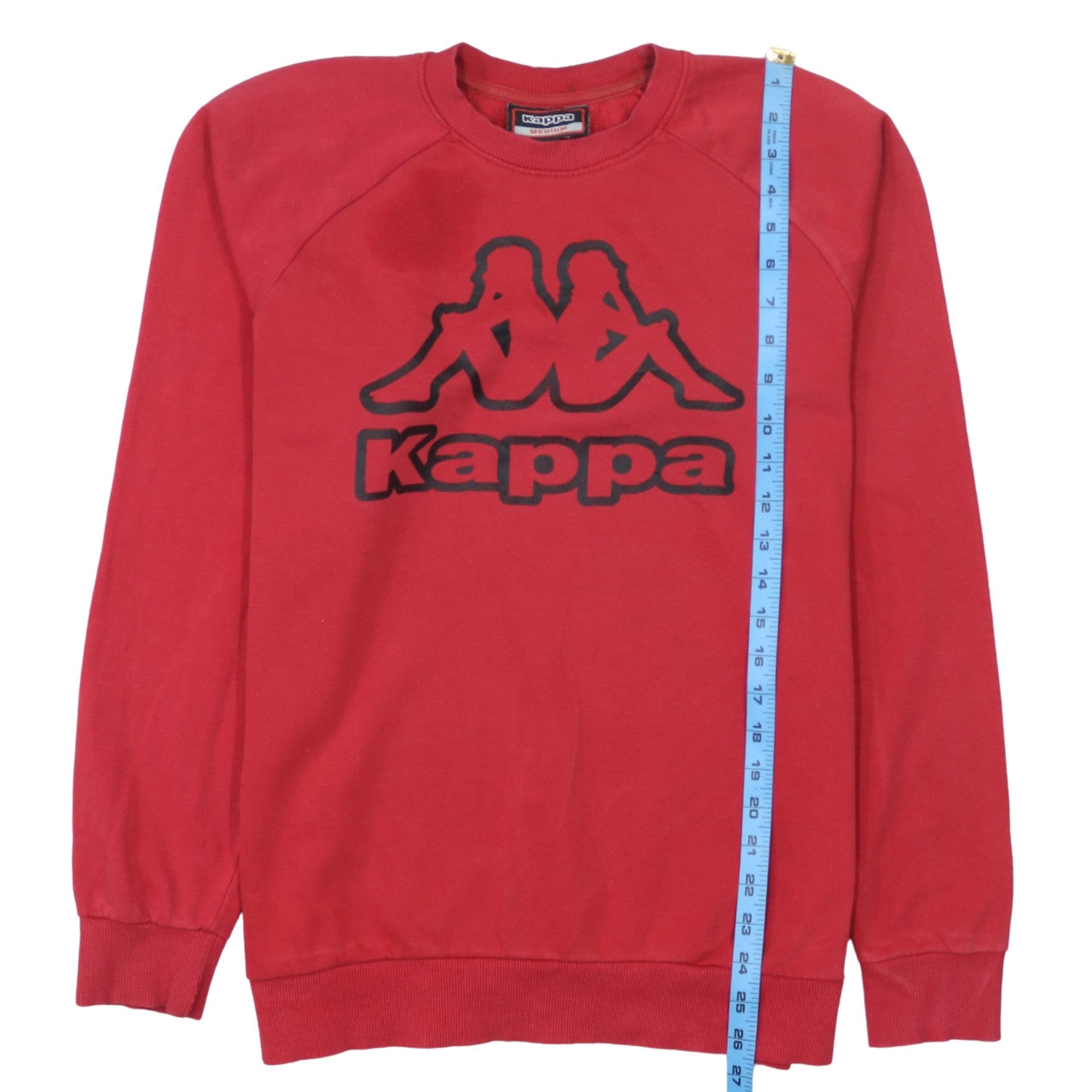 Kappa Men's Red Medium Logo Crew Neck Pullover Sweatshirt