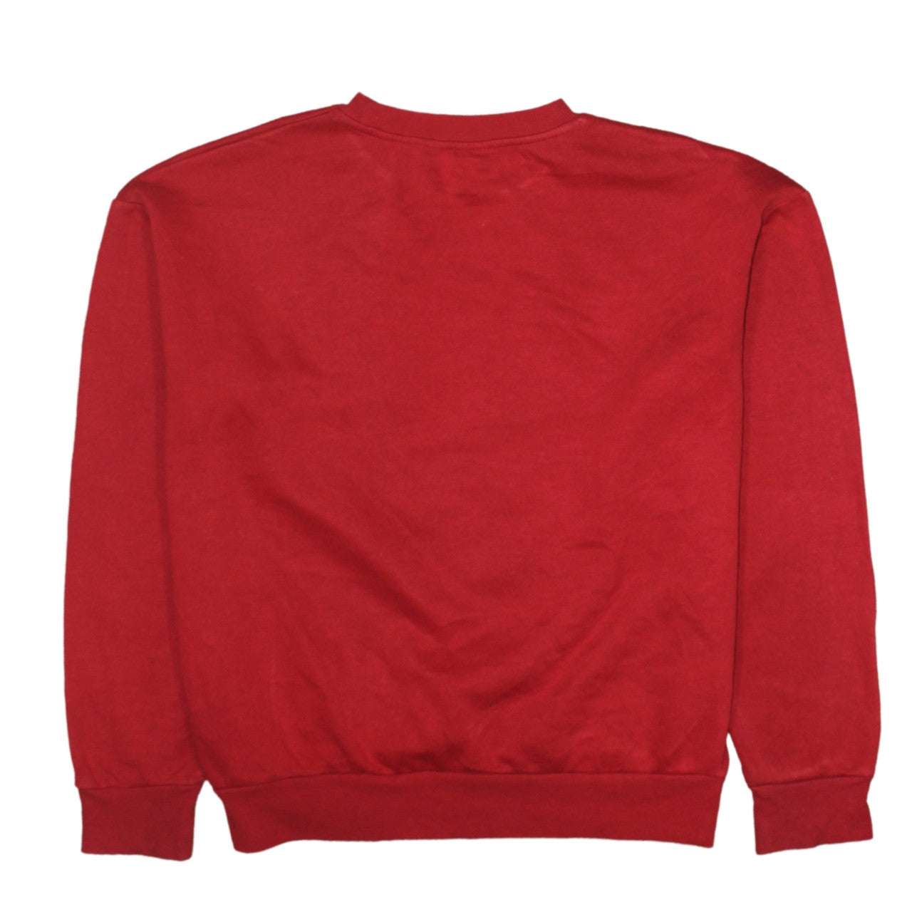 Disney Women Red Mickey Mouse Pullover Sweatshirt Size S