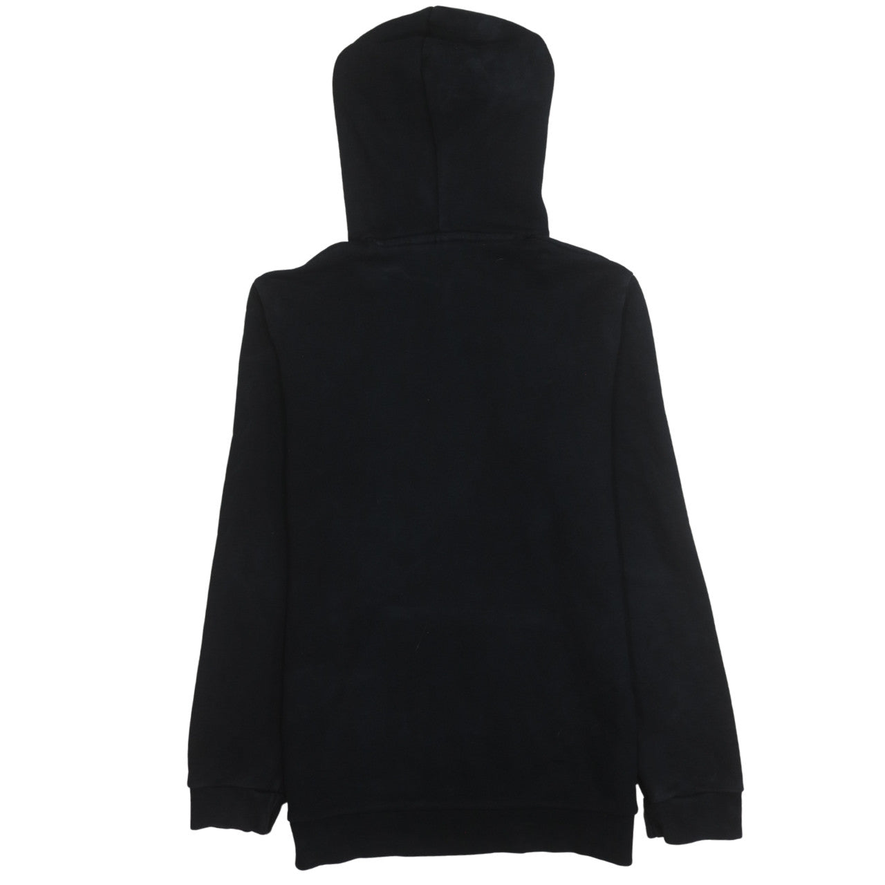 Adidas Men's Black Pullover Hoodie Medium Fleece Trefoil Logo