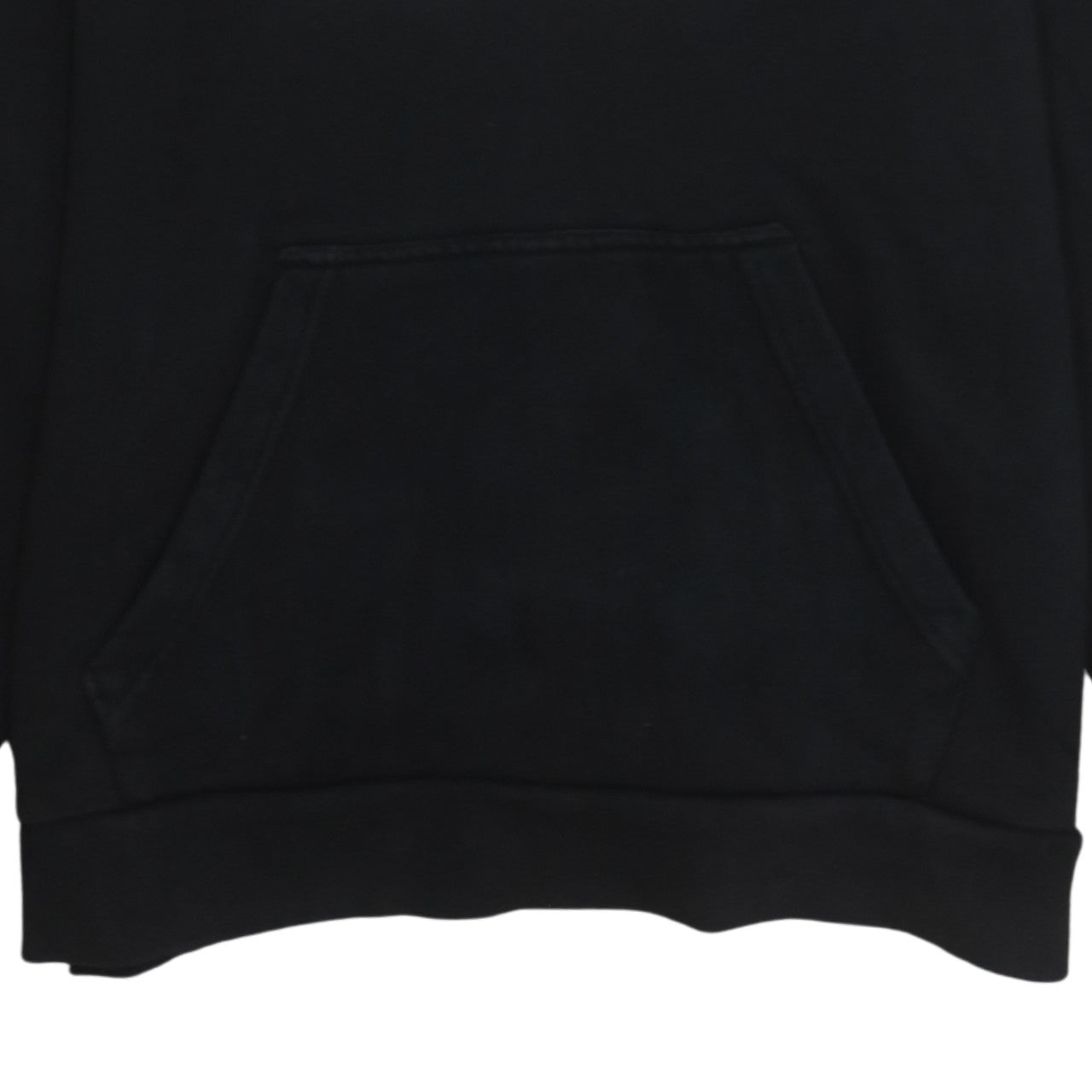 Adidas Men's Black Pullover Hoodie Medium Fleece Trefoil Logo