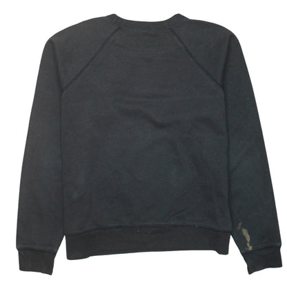 Levi's Women's Black Small Crew Neck Pullover Sweatshirt