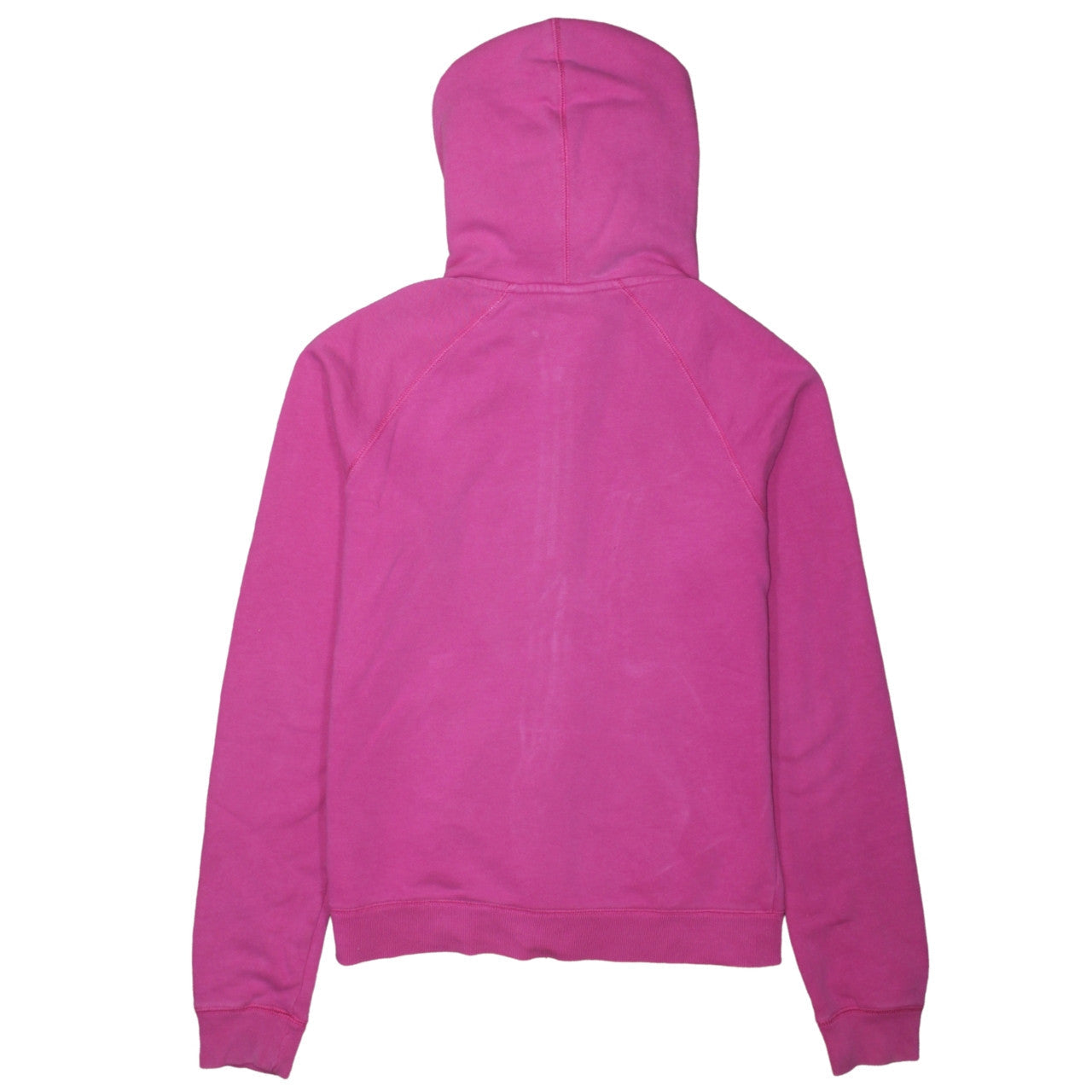 Nike Womens Pink Full Zip Hoodie Small Cotton Blend