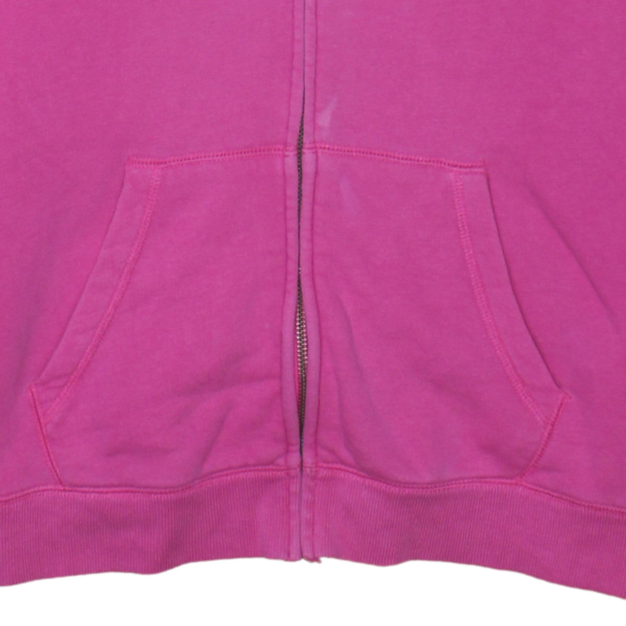Nike Womens Pink Full Zip Hoodie Small Cotton Blend