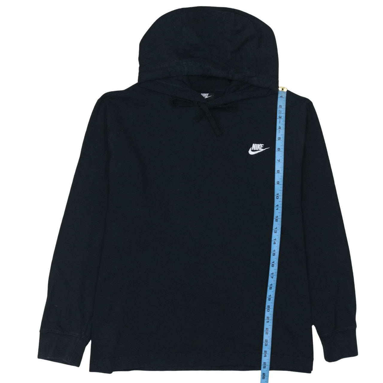 Nike Men's Black XL Pullover Hoodie Lightweight Cotton Sportswear