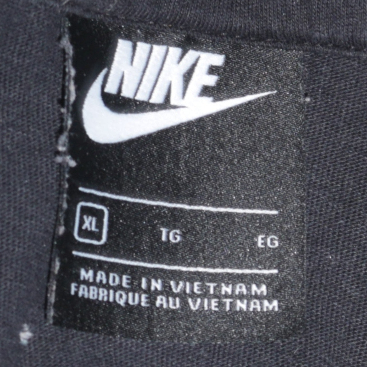 Nike Men's Black XL Pullover Hoodie Lightweight Cotton Sportswear
