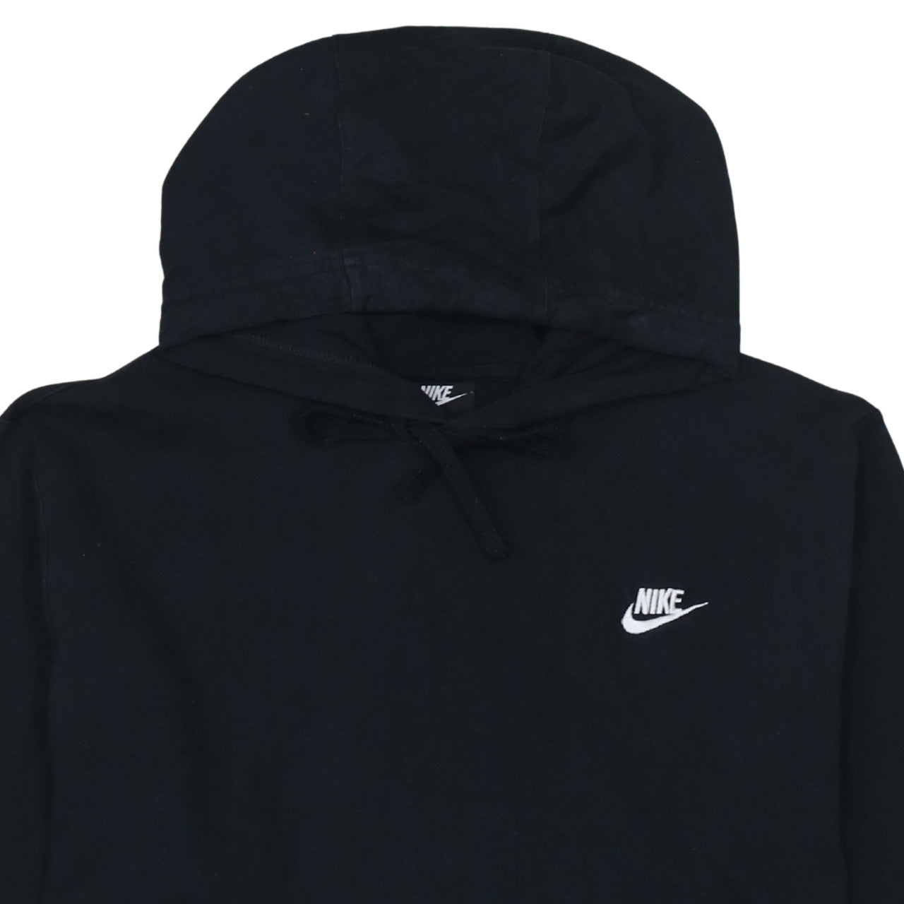 Nike Men's Black XL Pullover Hoodie Lightweight Cotton Sportswear