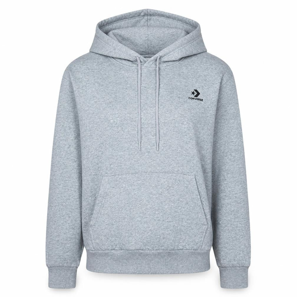 Converse Women's Grey Pullover Hoodie Size M Regular Fit