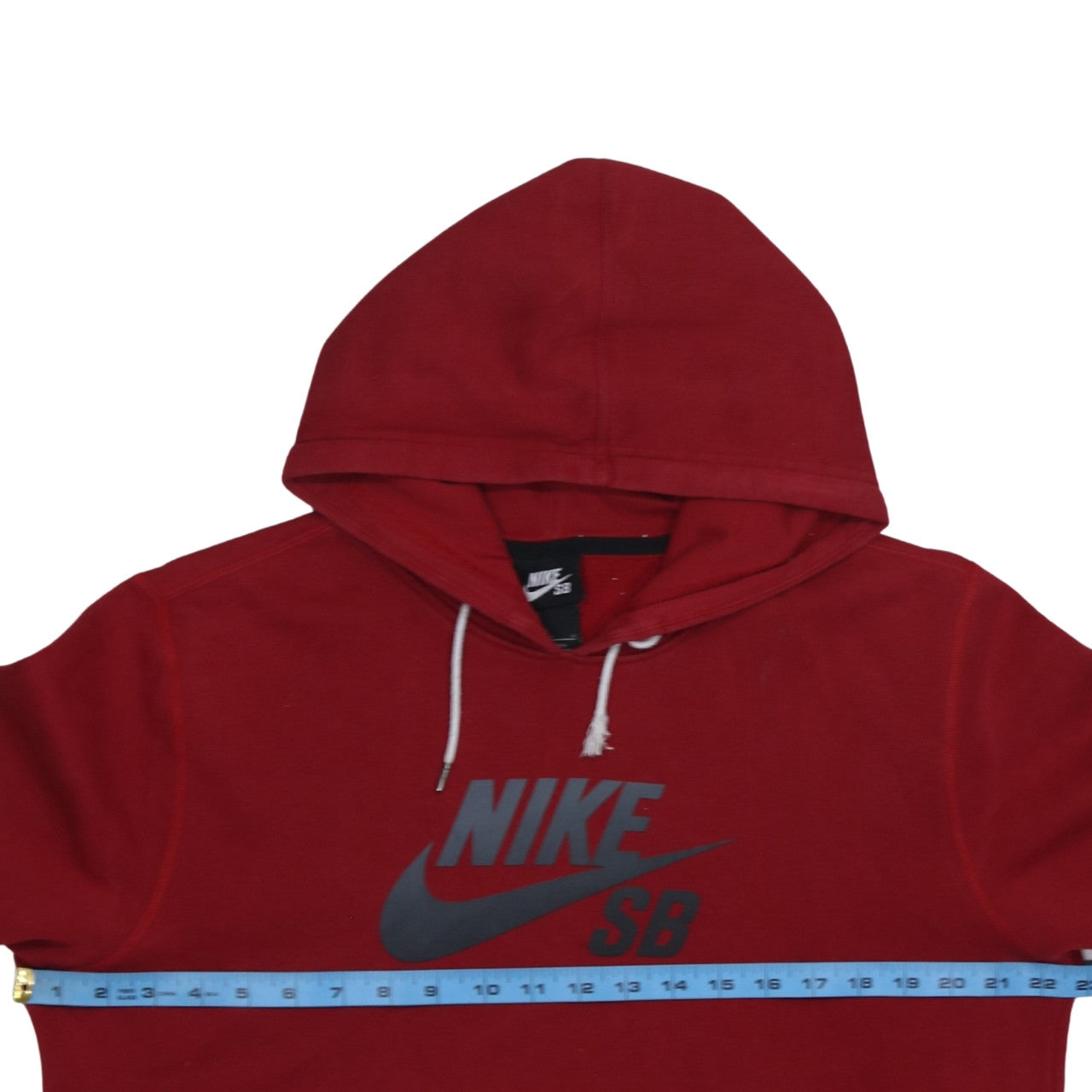 Nike SB Men's Red Pullover Hoodie Size M Graphic Skate Sweatshirt