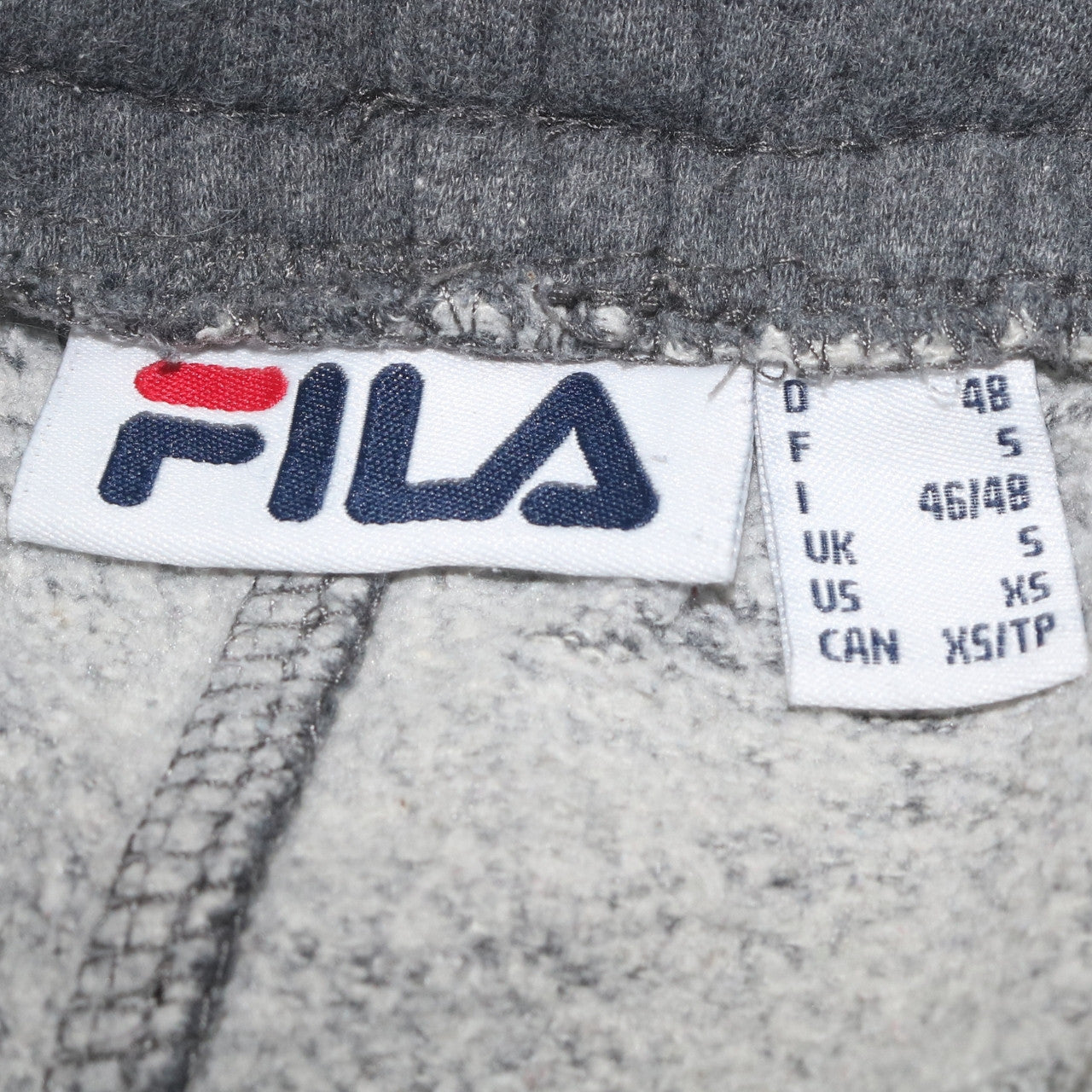 Fila Men's Grey Jogger Sweatpants S Regular Fit Comfortable Trousers