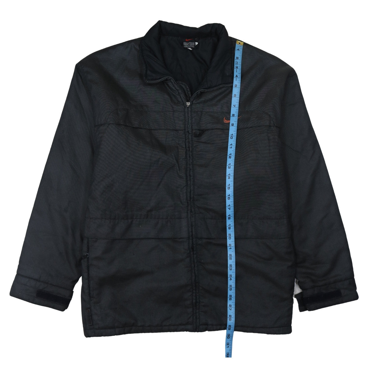 Nike Mens Black L Full Zip Logo Winter Softshell Jacket