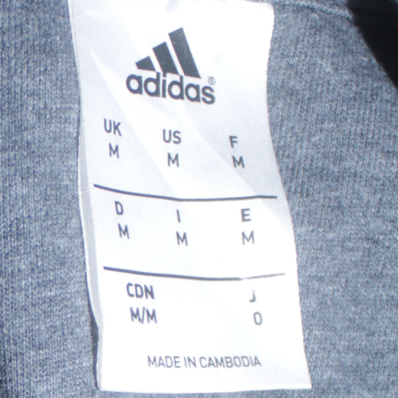 adidas Mens Black Medium Pullover Hoodie Hooded Sweatshirt