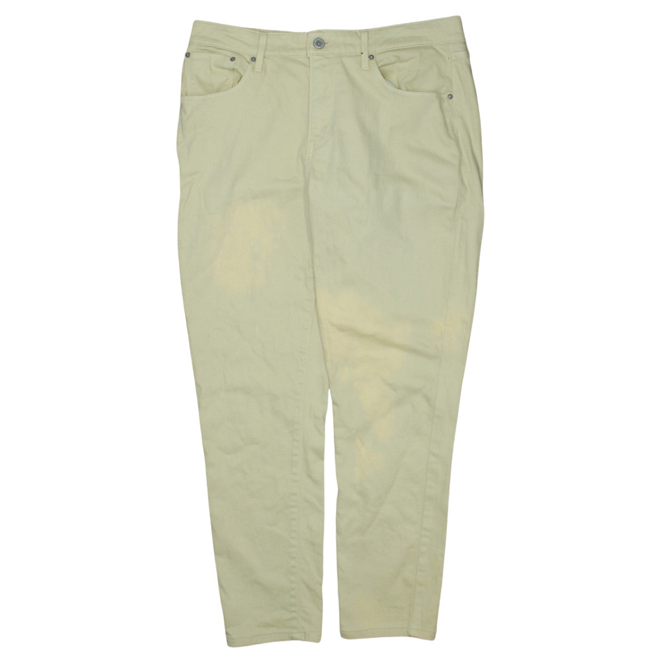 Levi's Women's Beige High Rise Demi Curve Straight Jeans Size 31
