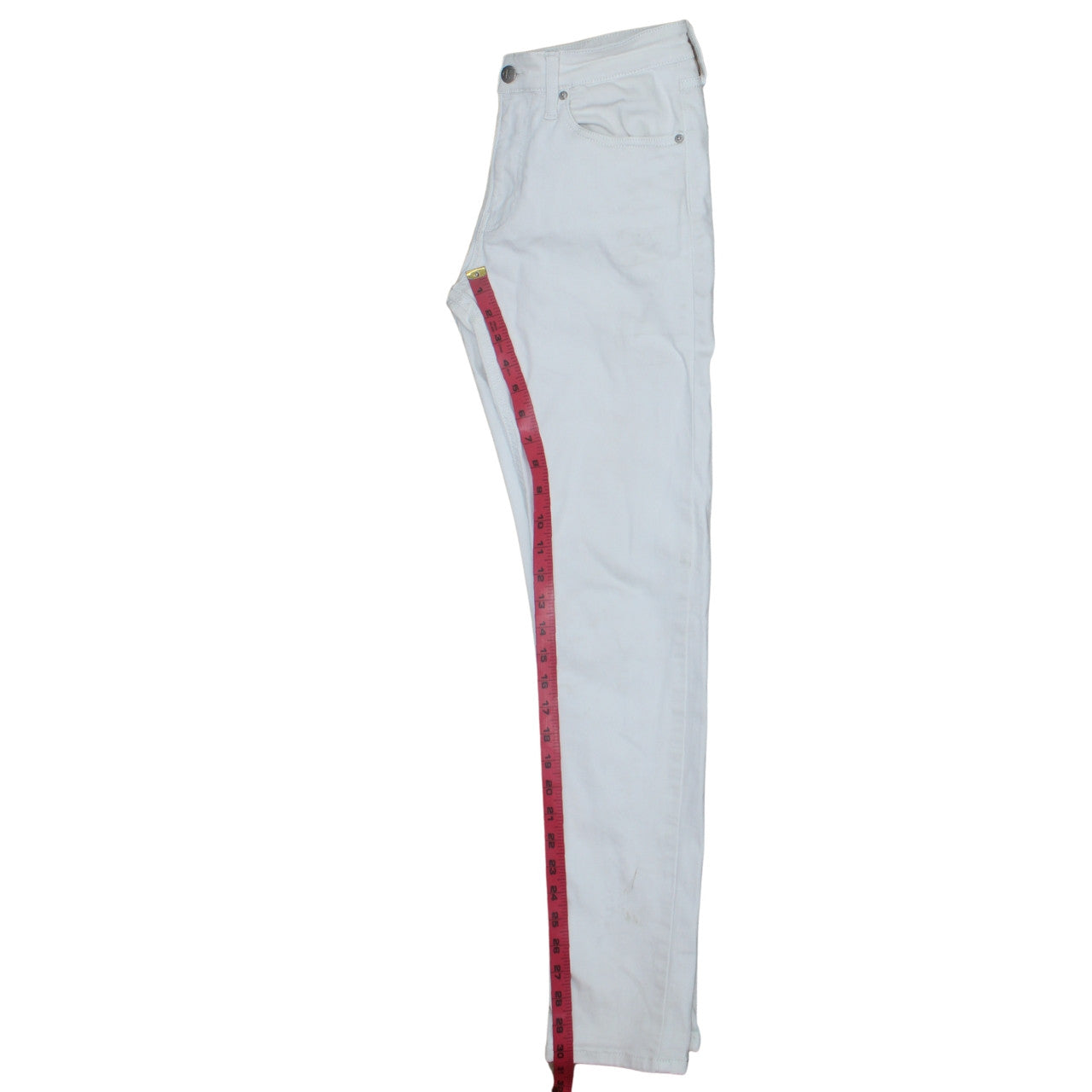 Calvin Klein Jeans Womens White Slim Fit Stretch Skinny Jeans W30 L32