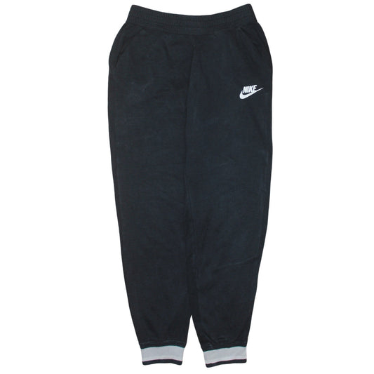 Nike Men's Black Regular Fit Tapered Sweatpants S
