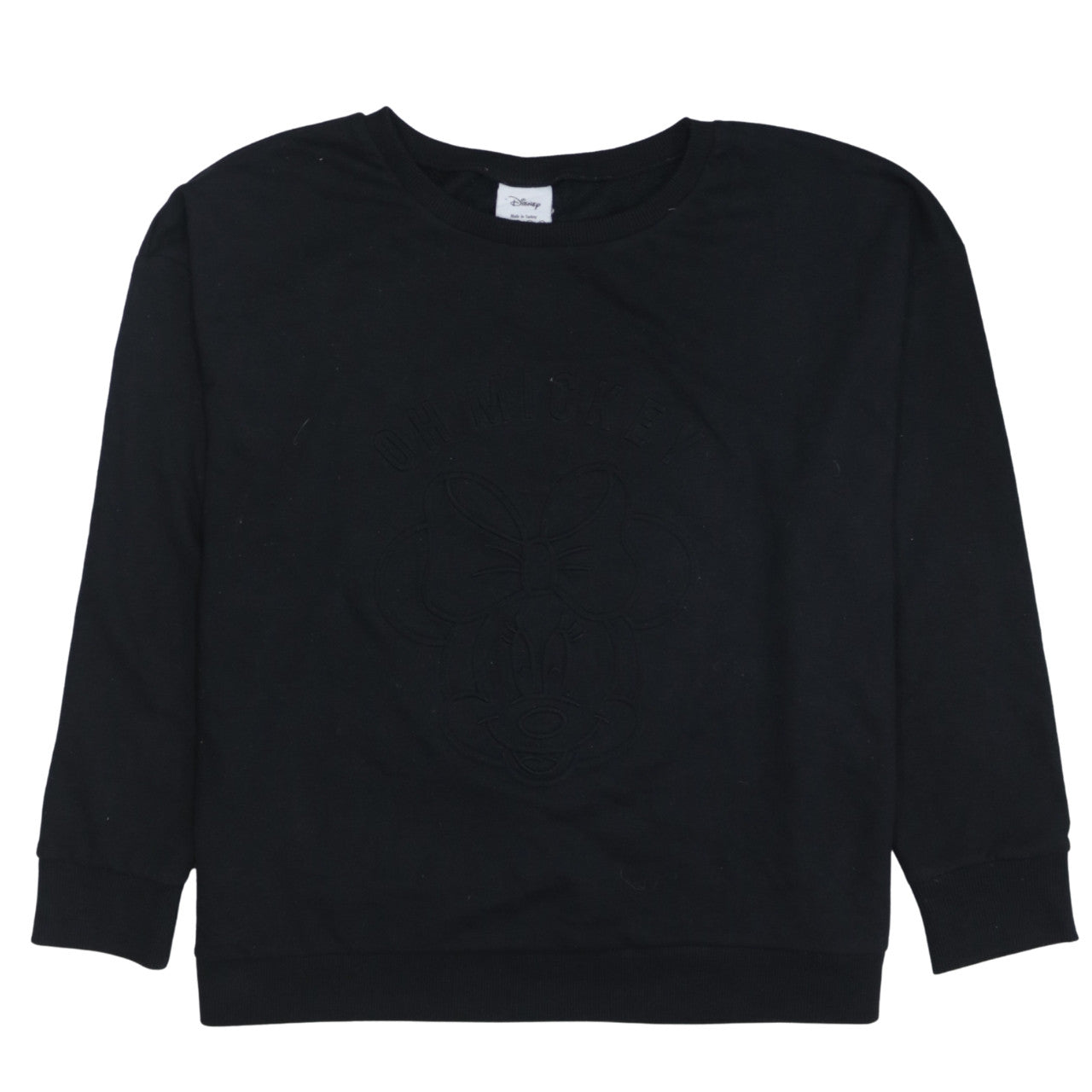 Disney Atmosphere Women's Black Minnie Mouse Sweatshirt Size 20