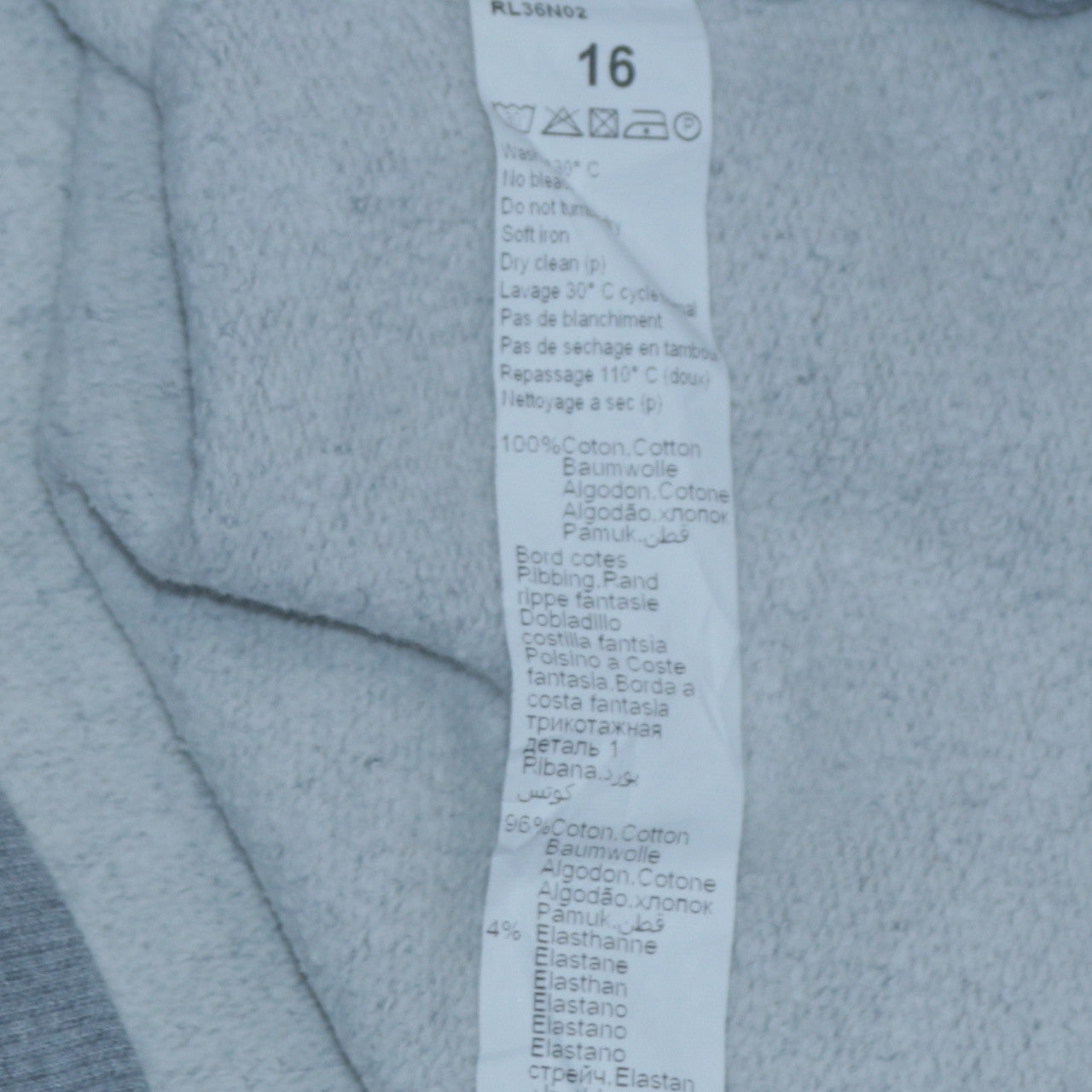 Levi's Boys Grey Logo Crew Neck Cotton Sweatshirt Size 16 Years