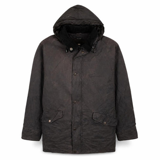 GANT Men's Brown 2XL Hooded Cotton Parka Coat