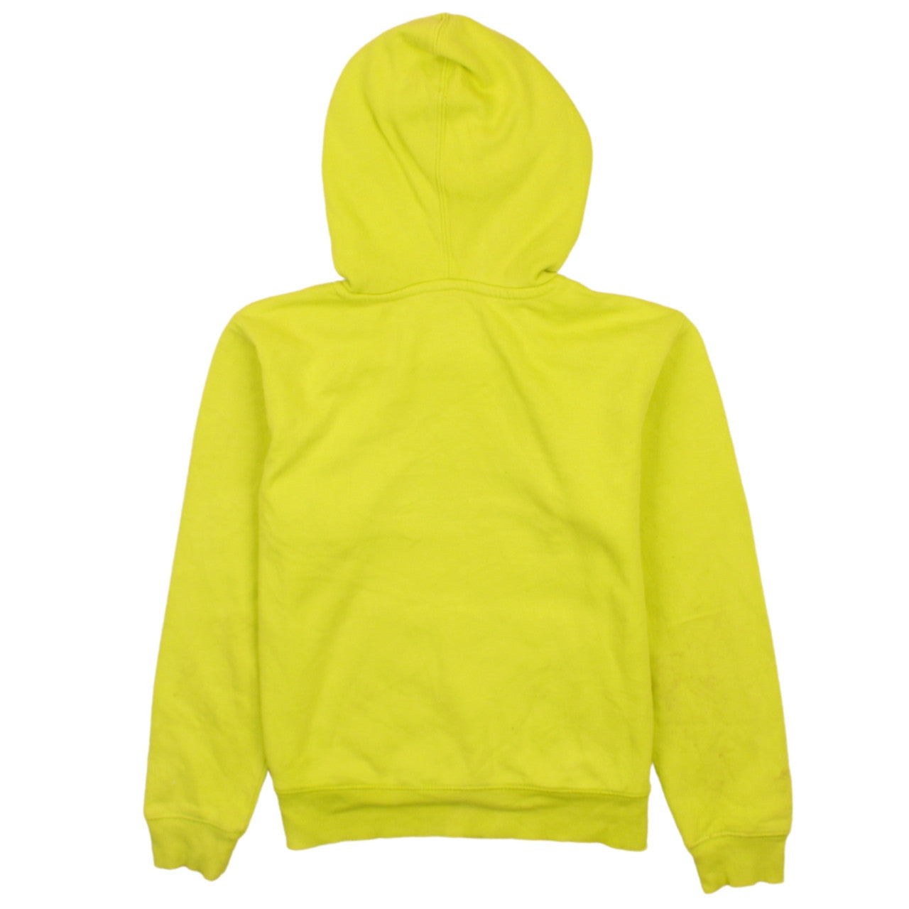Champion Womens Yellow Pullover Hoodie L - Authentic Athletic Logo