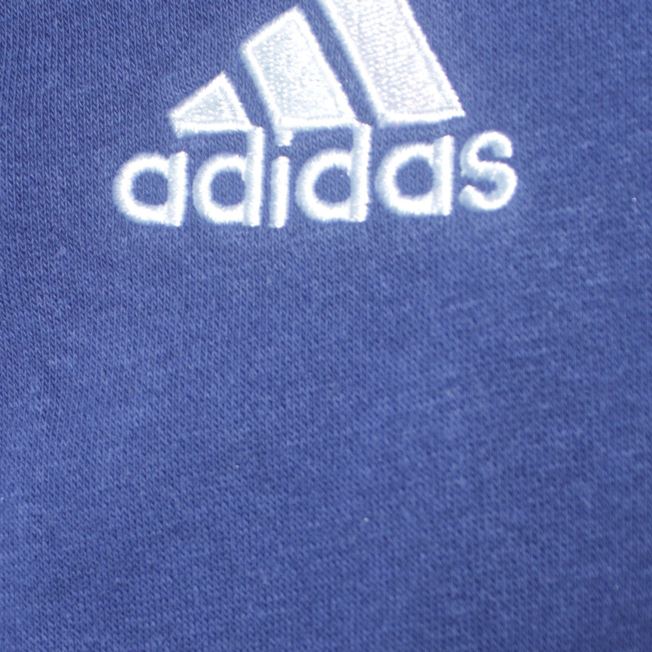 Adidas Boys Blue Pullover Hoodie 13-14 Years Cotton Blend Sportswear