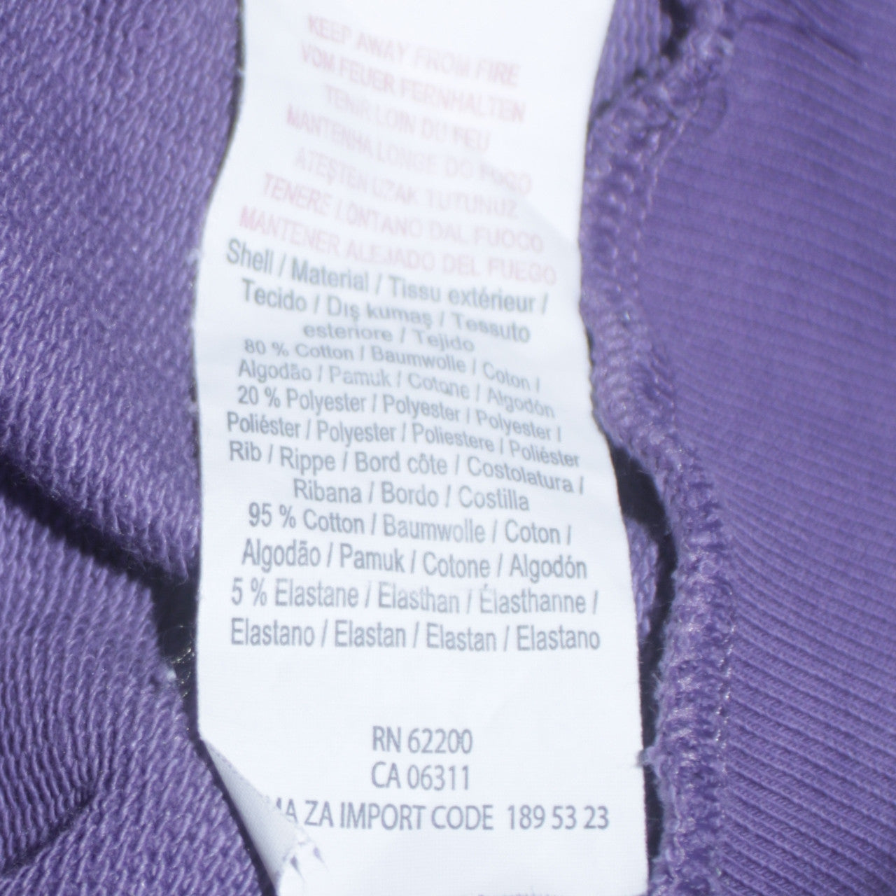 Puma Womens Purple Pullover Hoodie UK 10 Cotton Blend Logo Print