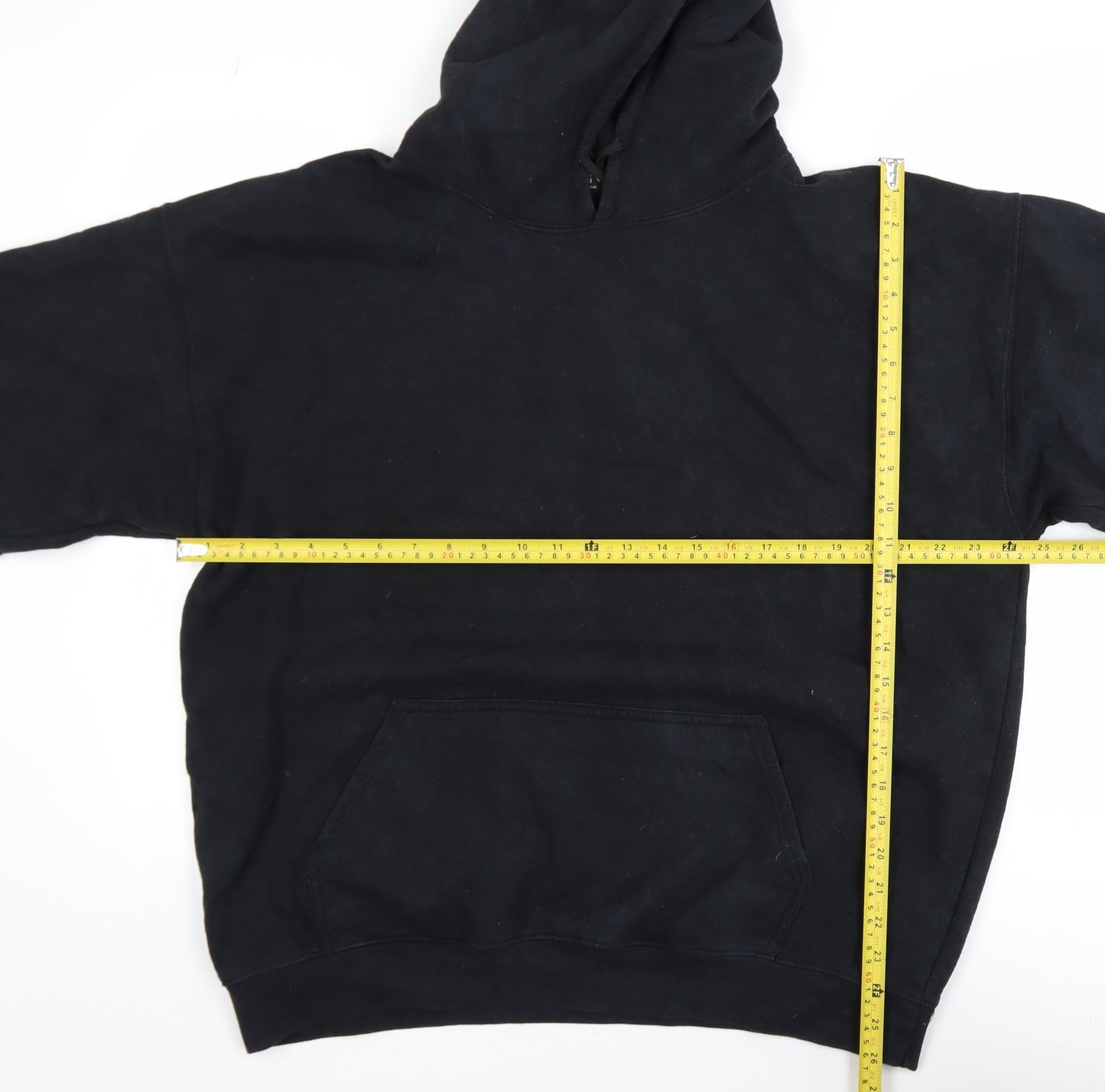 BoohooMAN Men's Black Pullover Hoodie Medium Graphic Limited Edition