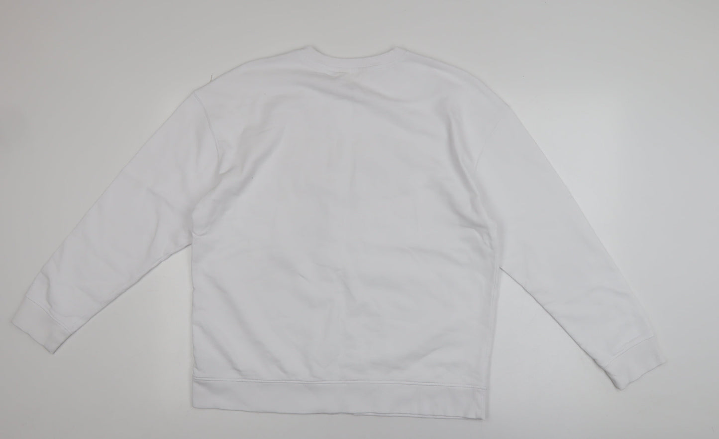 Marks and Spencer Women White Relax & Unwind Pullover Sweatshirt L