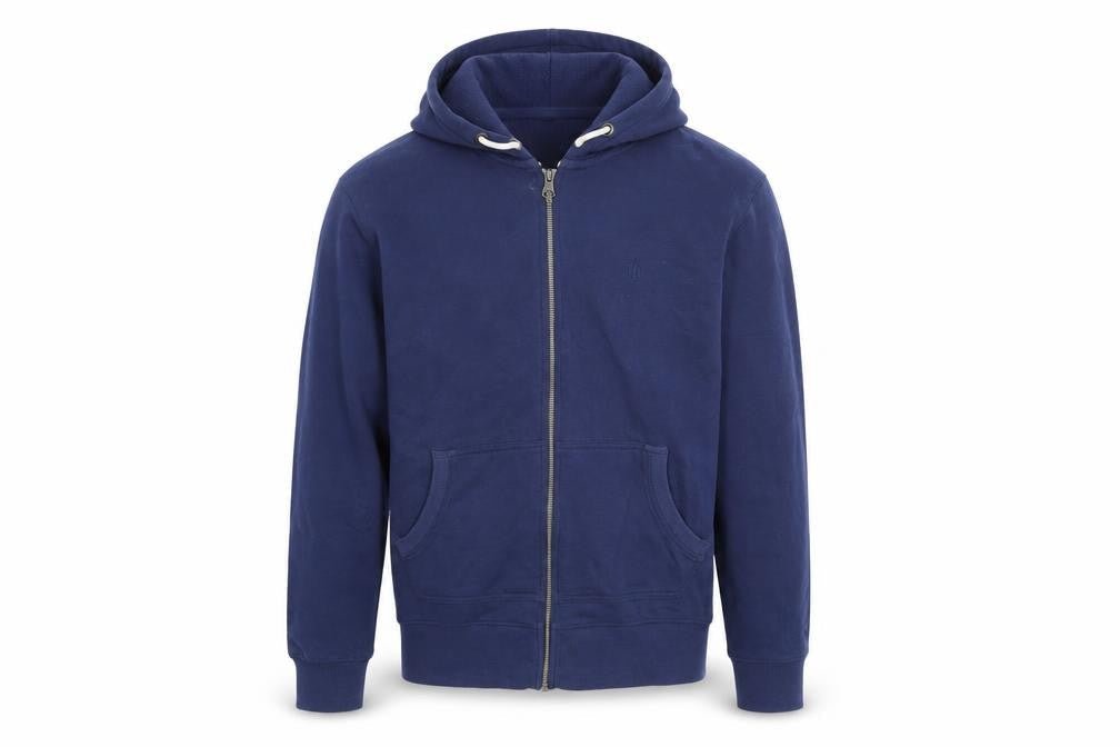 FatFace Mens Blue Full Zip Hooded Jacket Size M Cotton Blend