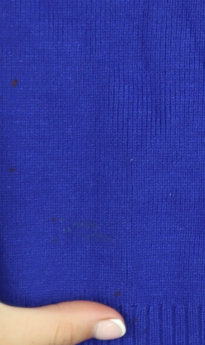 New Look Womens Blue Long Sleeve Crew Neck Pullover Jumper Size 8