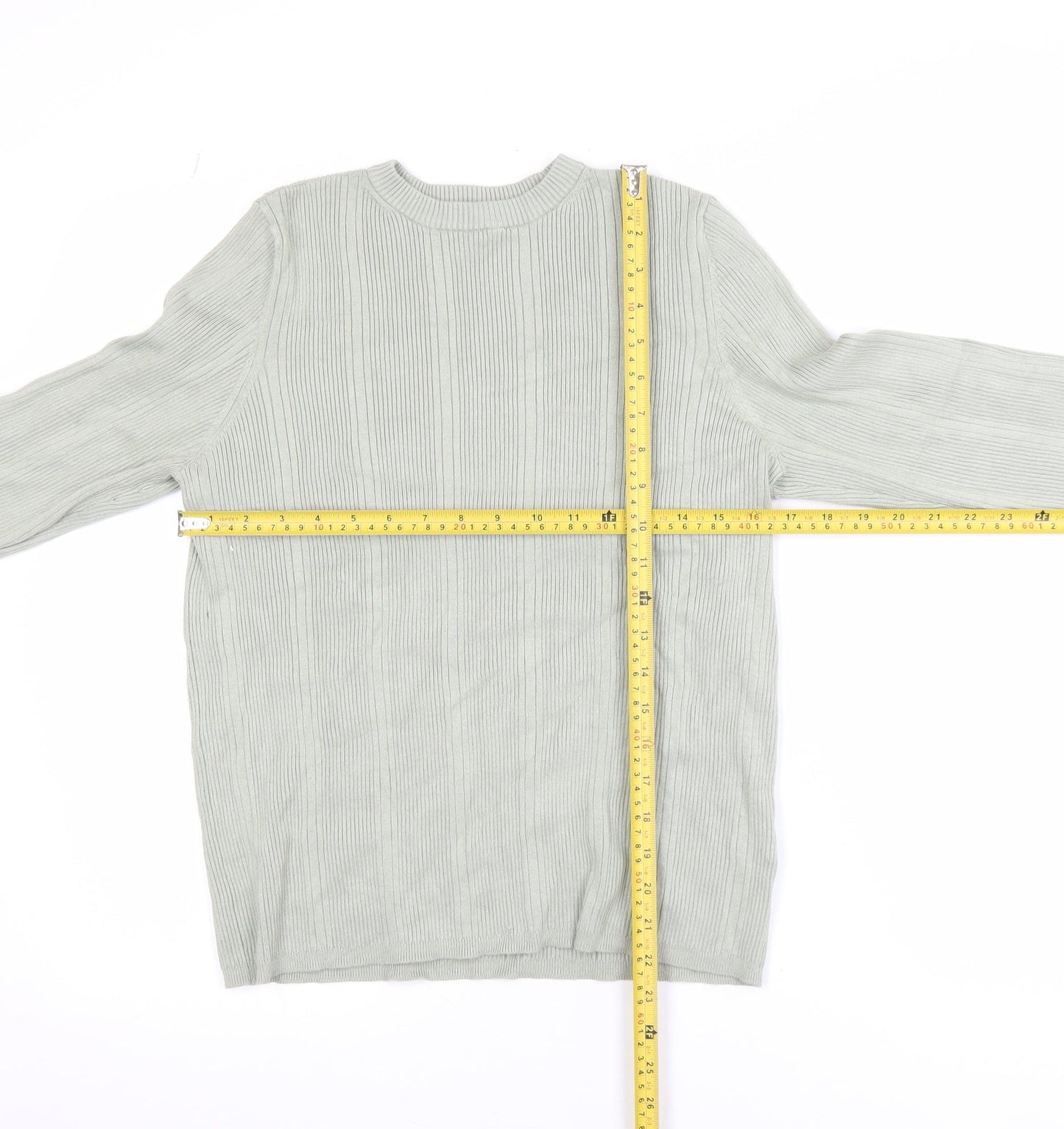 Marks and Spencer Women’s Green Knit Long Sleeve Top Size 18