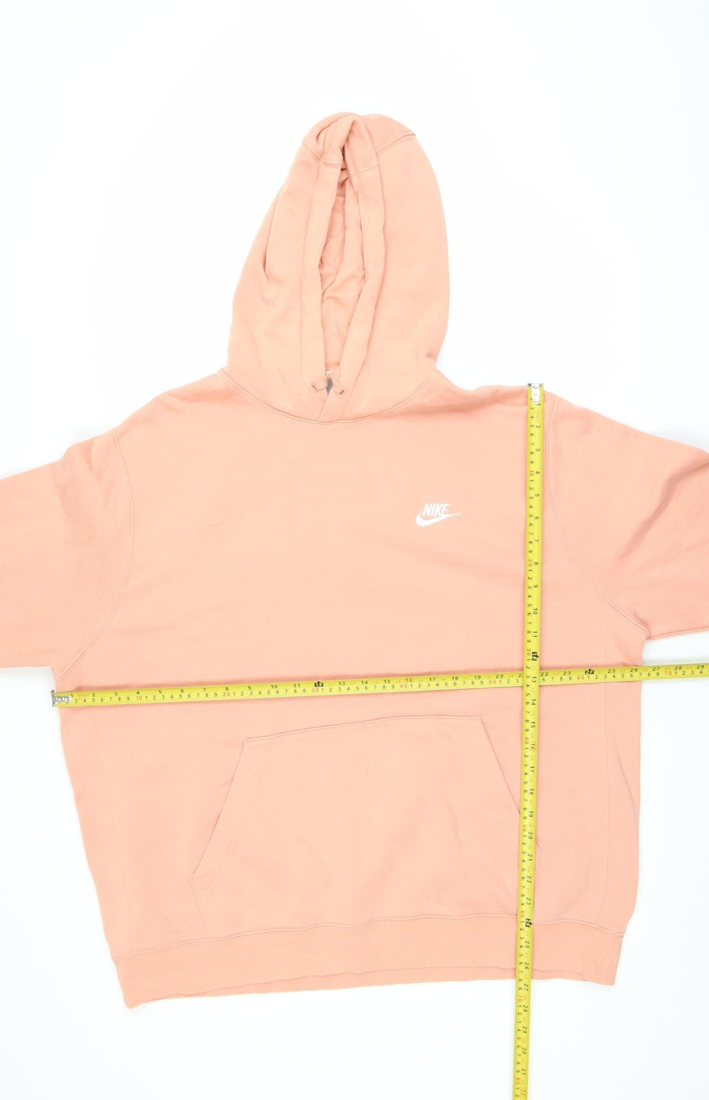 Nike Men's Pink Pullover Hoodie XL Regular Fit Cotton Fleece