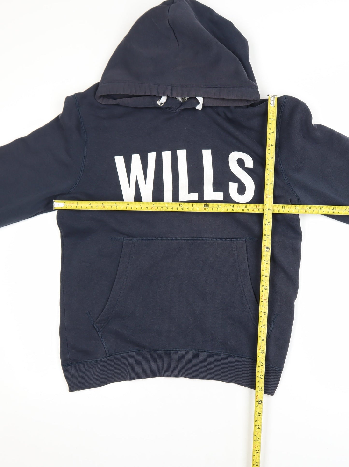 Jack Wills Men's Blue Pullover Hoodie Small Cotton Blend