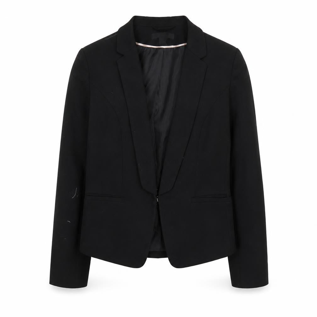 H&M Women's Black Blazer Jacket Size 12 Classic Workwear
