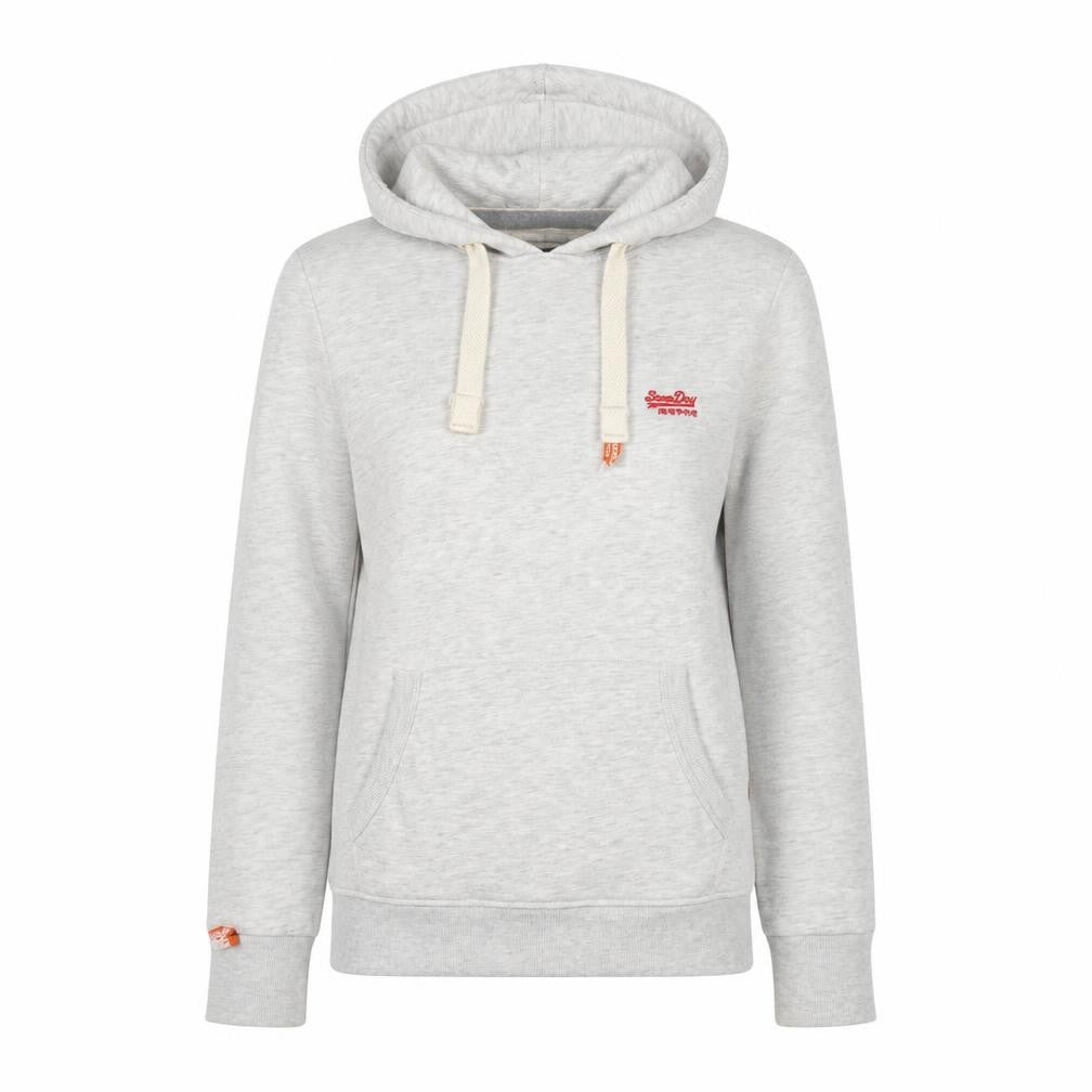 Superdry Women's Grey Pullover Hoodie Size XS Cotton Blend