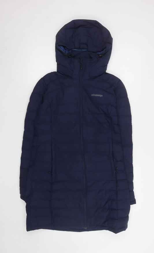 Ayacucho Women's Navy Hooded Down Puffer Jacket Coat Size S