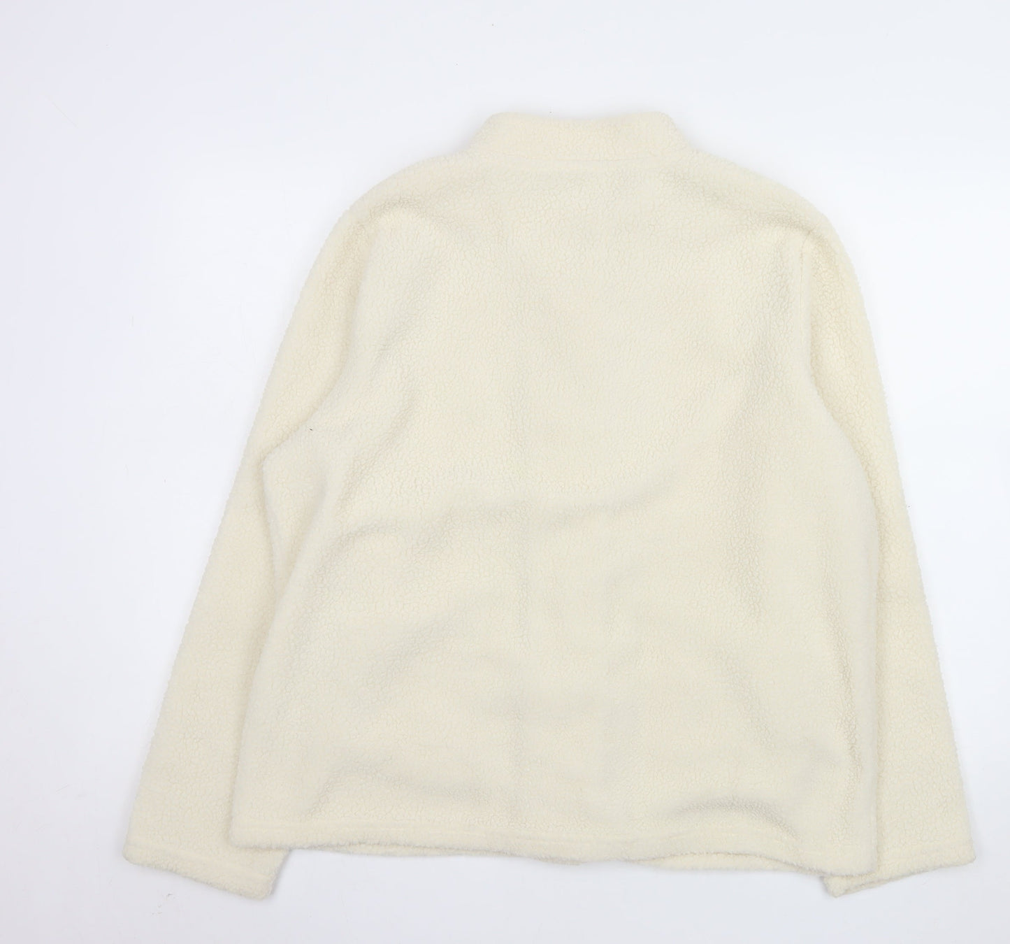 Nathalie Andersen by Damart Women’s Ivory Fleece Jacket Size 18